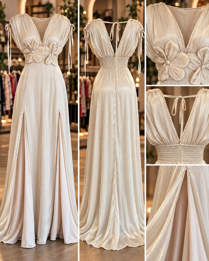 Ivory Blossom Gown