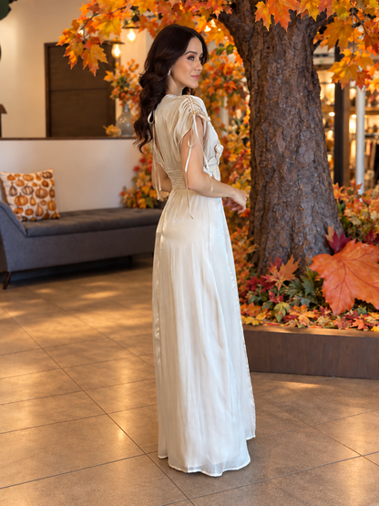 Ivory Blossom Gown
