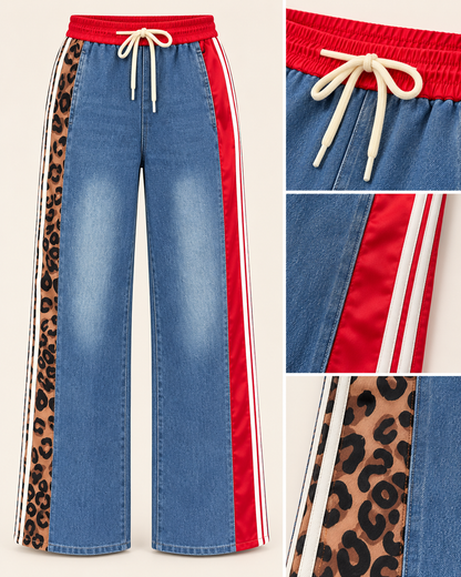 Urban Leopard Denim Pants