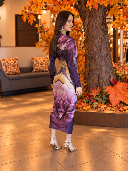 Purple Magnolia Dress