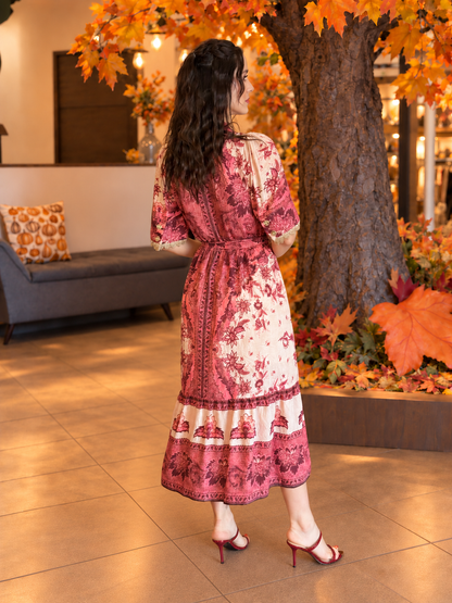 Rose Garden Midi Dress