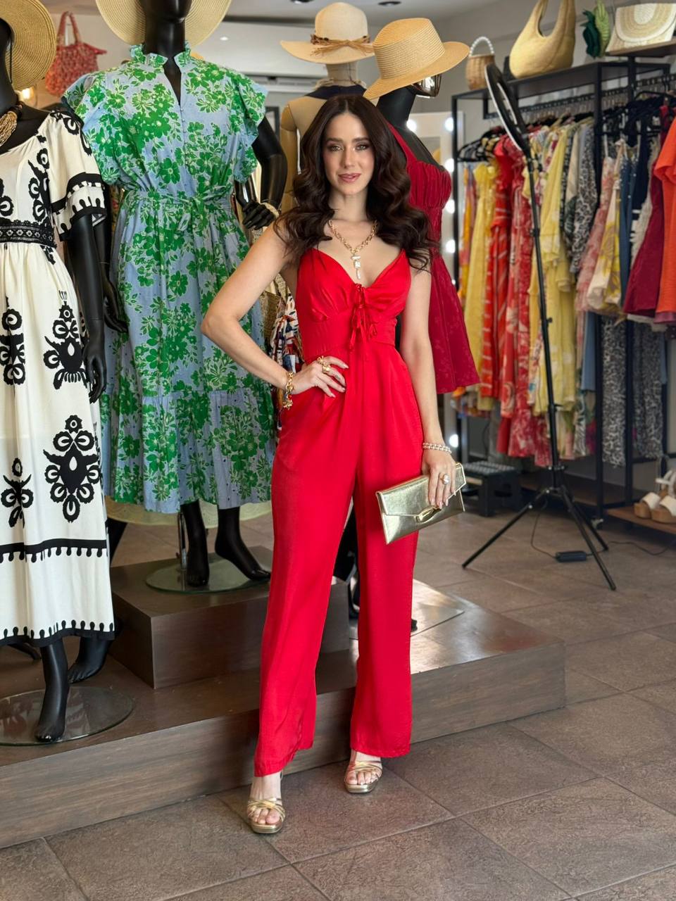 Scarlet Allure Jumpsuit