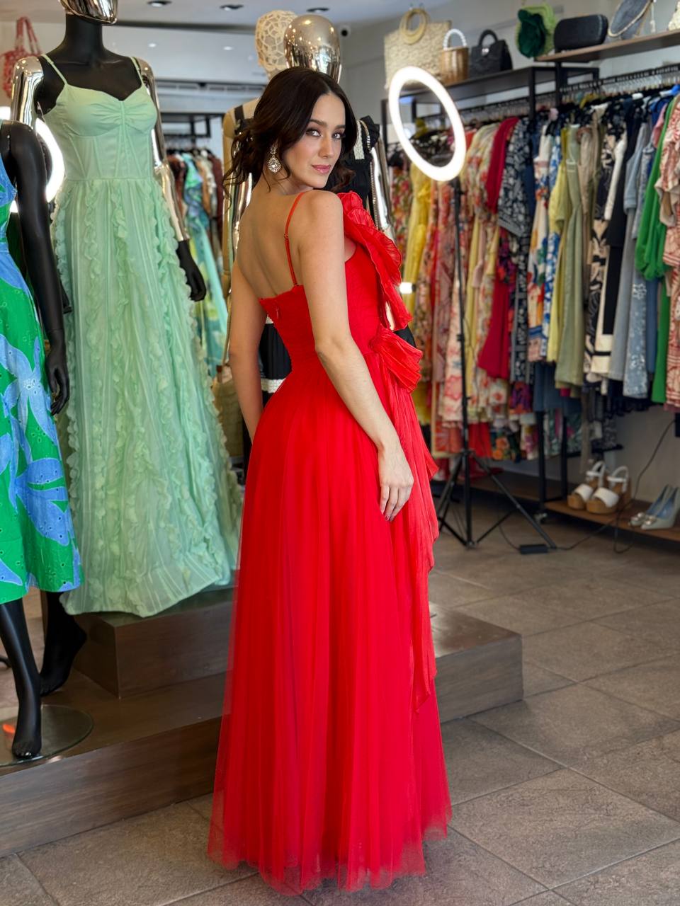Scarlet Drama Gown