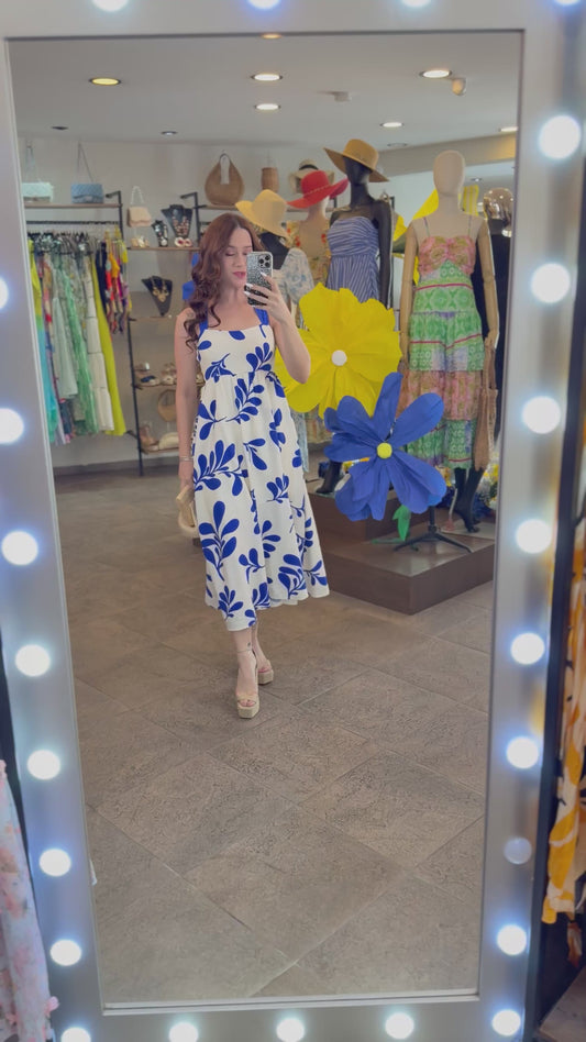 Blue Breeze Midi Dress