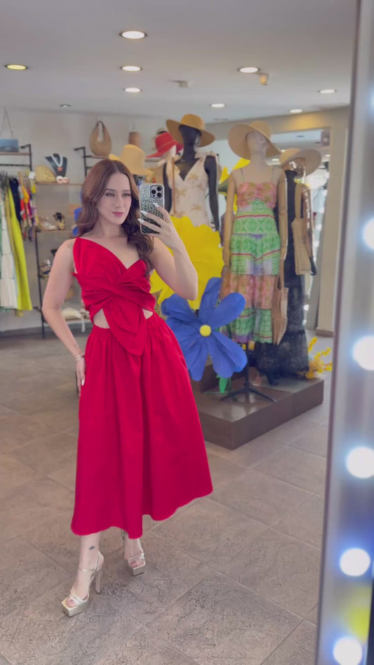 Scarlet Flame Dress