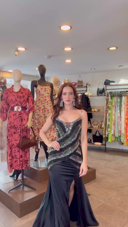 Midnight Symphony Gown