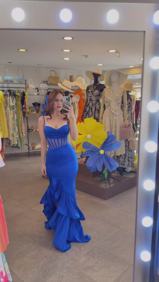 Midnight Wave Gown