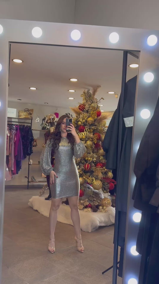 Vestido Silver Xmas