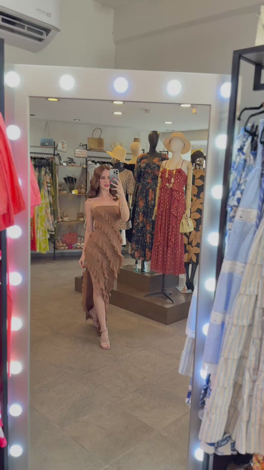 Mocha Waves Dress